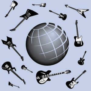 kitarrid keerlevad maailma ümber