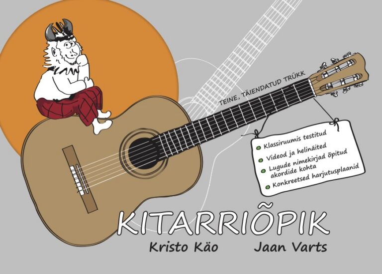 Kitarriõpik noortele esikaas (Kristo Käo, Jaan Varts)
